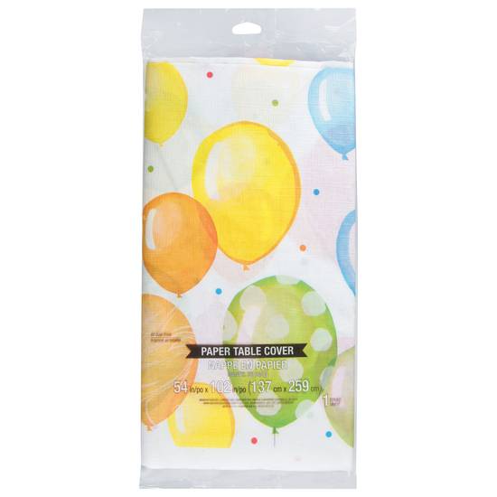 Balloon Bash Paper Tablecloth