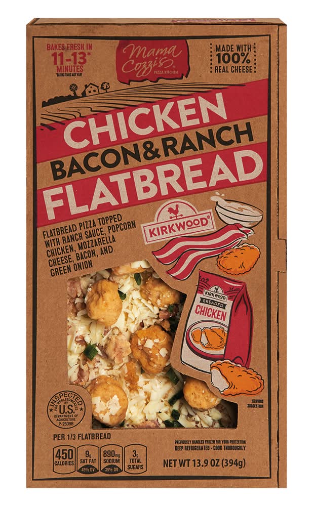 Mama Cozzi's Pizza Kitchen Flatbread, Chicken Bacon & Ranch (13.9 oz)