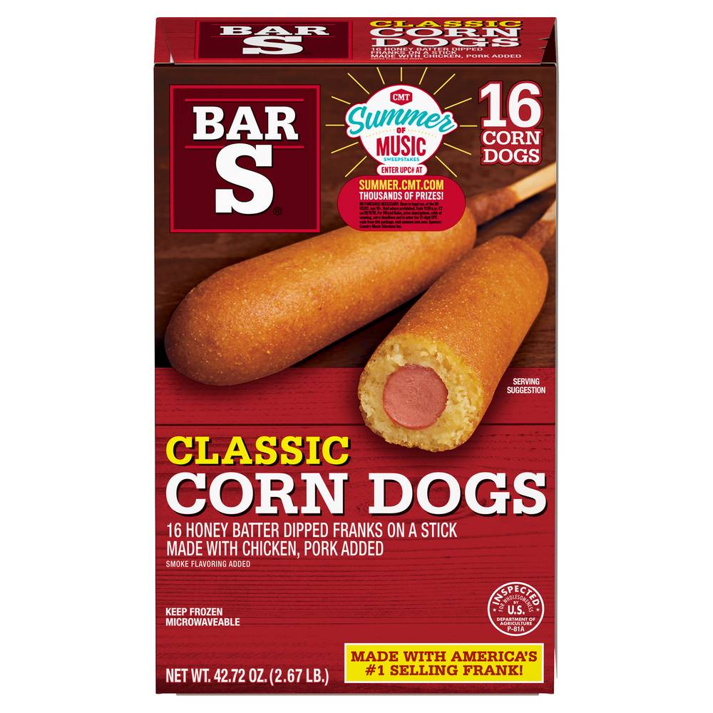 Bar-S Classic Honey Crisp Batter Dipped Corn Dogs