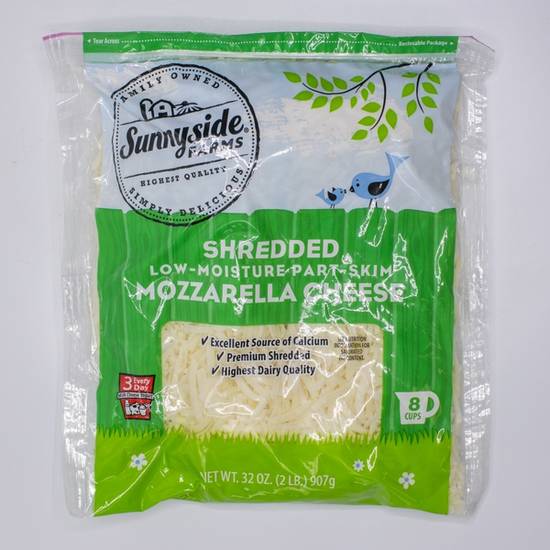 Sunnyside Farms Mozzarella Shredded Cheese