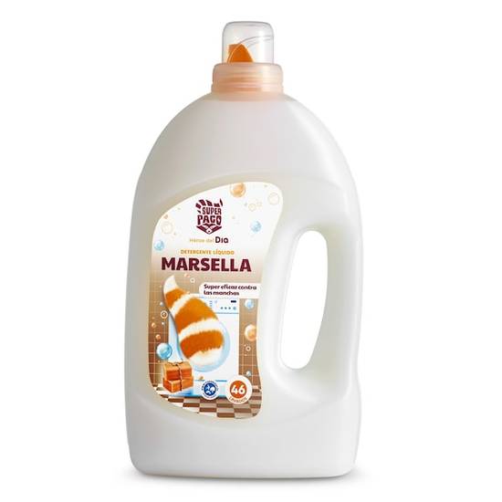 Detergente máquina líquido marsella Super Paco garrafa 46 lavados