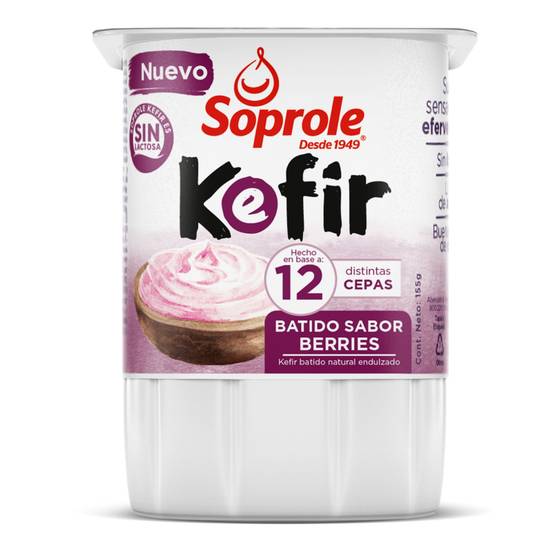 Soprole yoghurt kefir batido berries