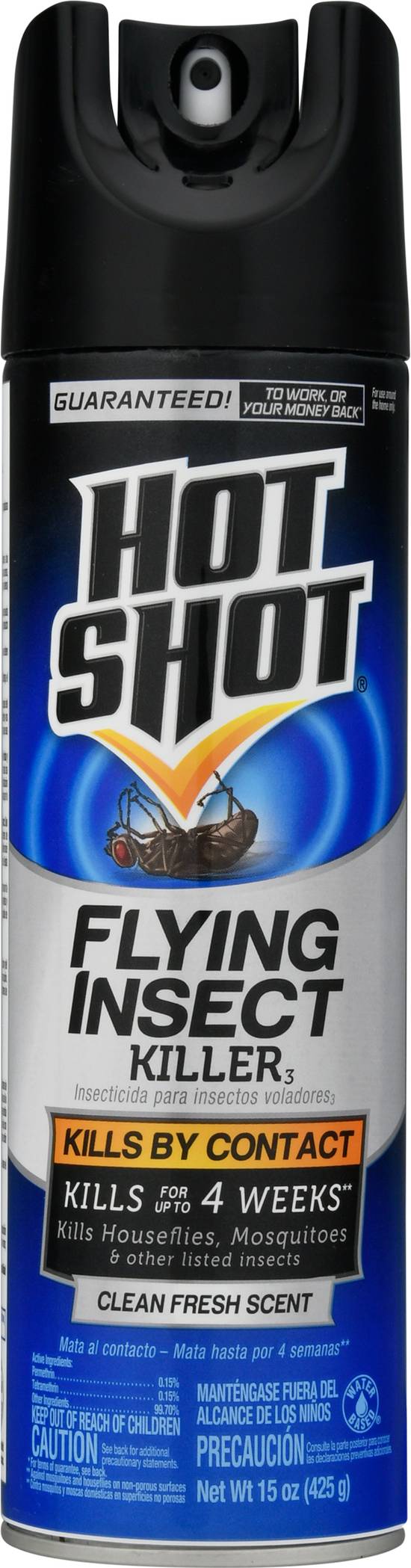 Hot Shot Flying Insect Killer Clean Fresh Scent