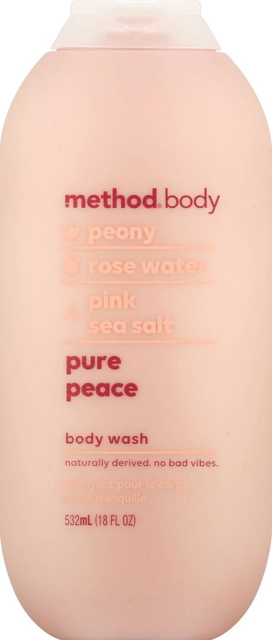 Method Peony Rose Water & Pink Sea Salt Pure Peace Body Wash