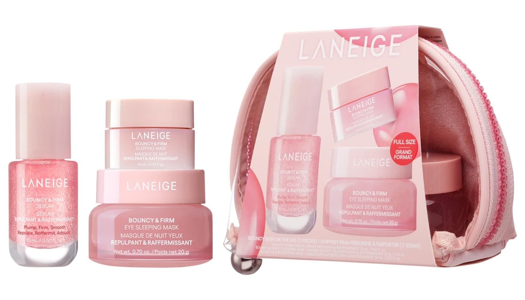 Laneige Bouncy Skin On the Go Set for Plumping and Firming