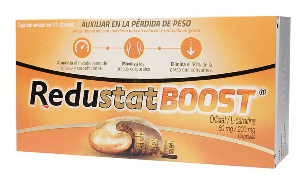 Liomont · Redustat boost orlistat cápsulas 60 mg (21 un)