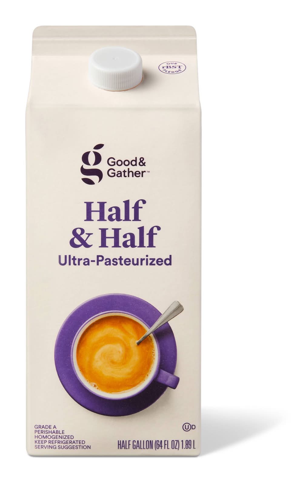 Good & Gather Half & Half Ultra-Pasteurized Cream (64 fl oz)