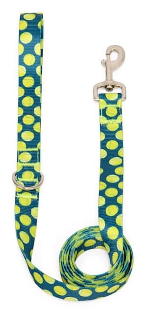YOULY Tennis Ball Dog Leash, 6-ft long, 1-in wide