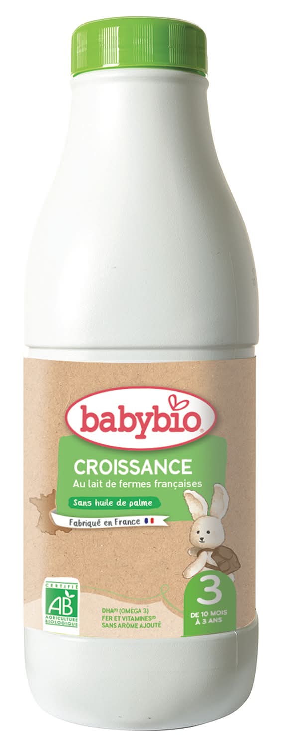 Babybio - Lait liquide croissance bio des 10 mois à 3 ans (1L)