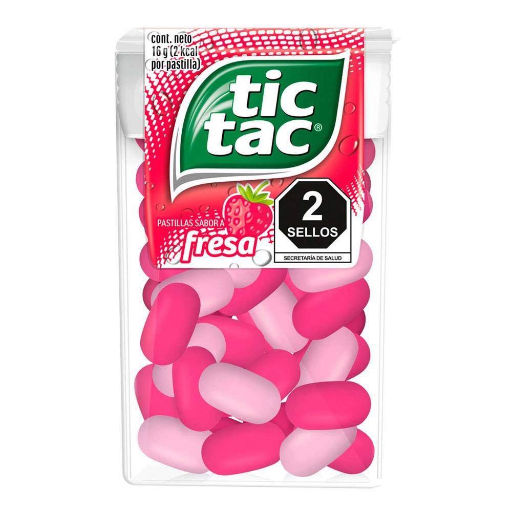 Tic Tac · Pastillas sabor a fresa (16 g)