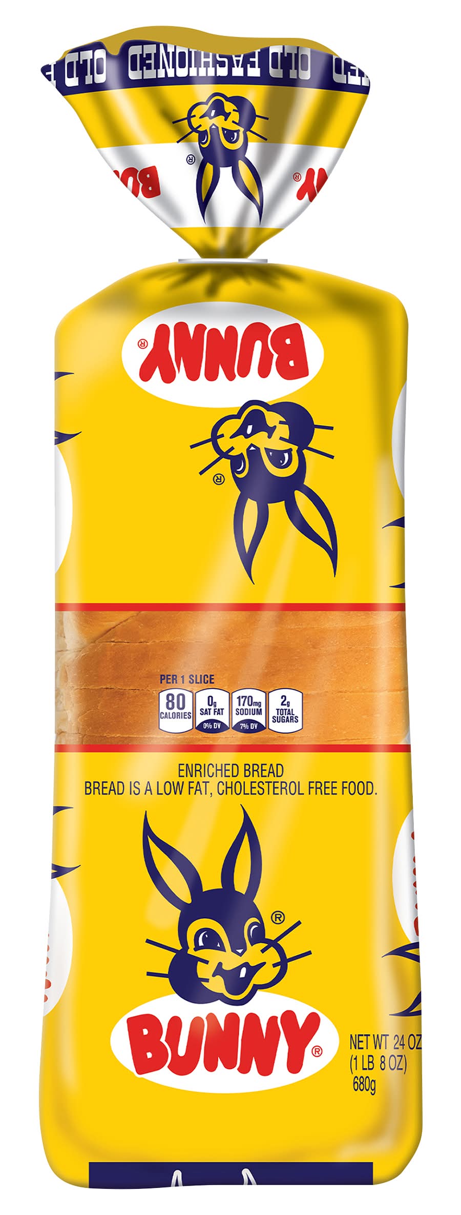 Bunny Old Fashioned Enriched Sliced White Bread (1.5 oz)