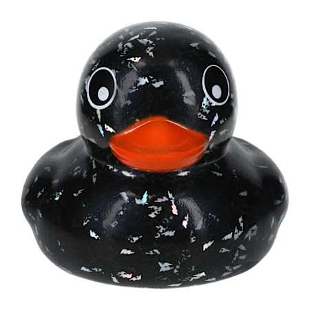 Quackeez Duckeez Glitter Duck Toy Black Lightning