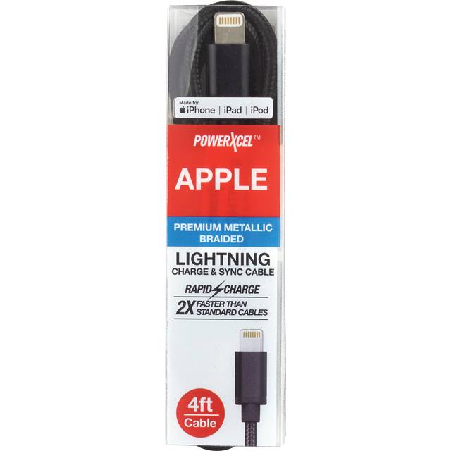 Powerxcel Lightening Apple Charge&Sync Cable (4ft)