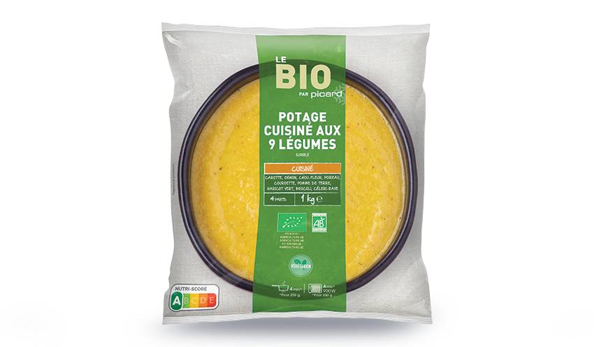 Potage cuisiné aux 9 légumes bio