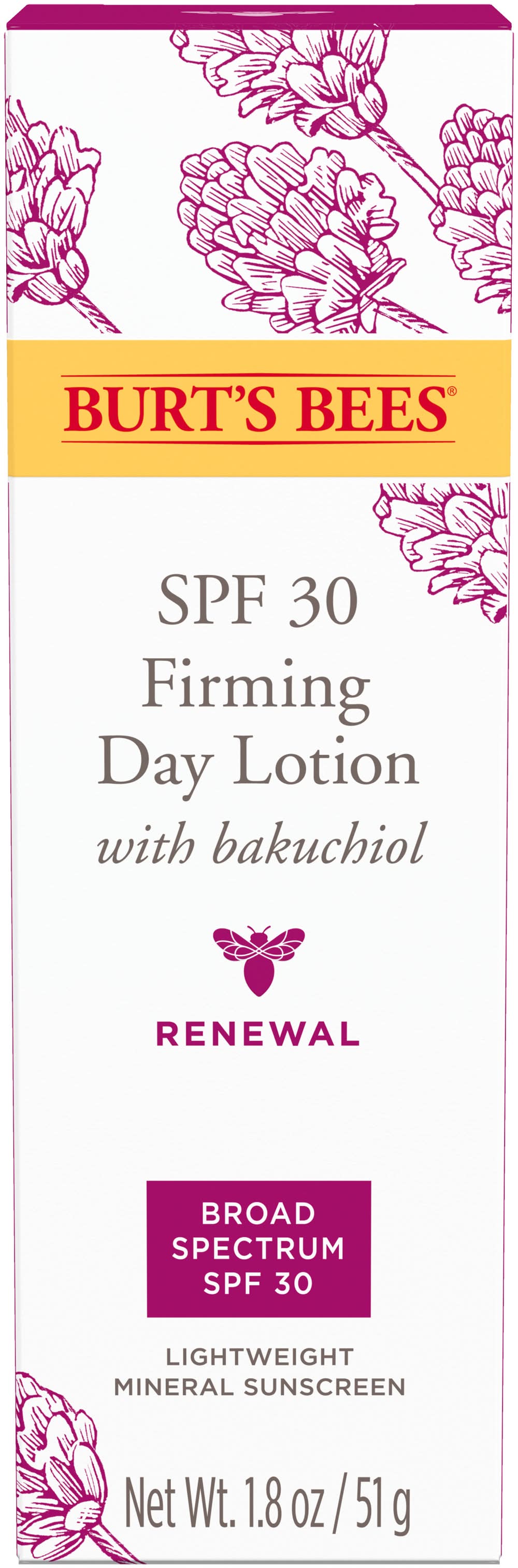 Burt's Bees Firming Broad Spectrum Spf 30 Day Lotion (1.8 oz)