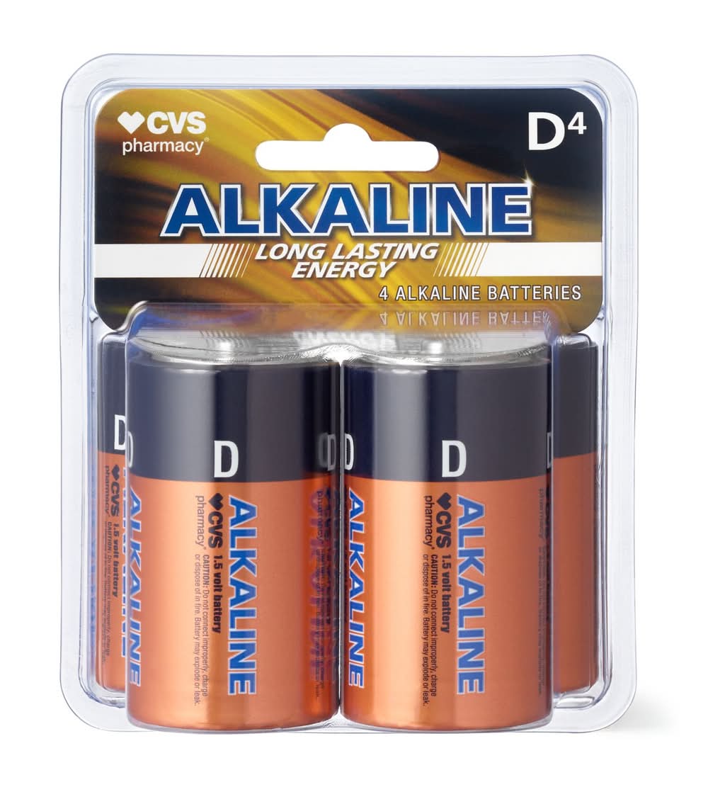 CVS Pharmacy Alkaline D Batteries