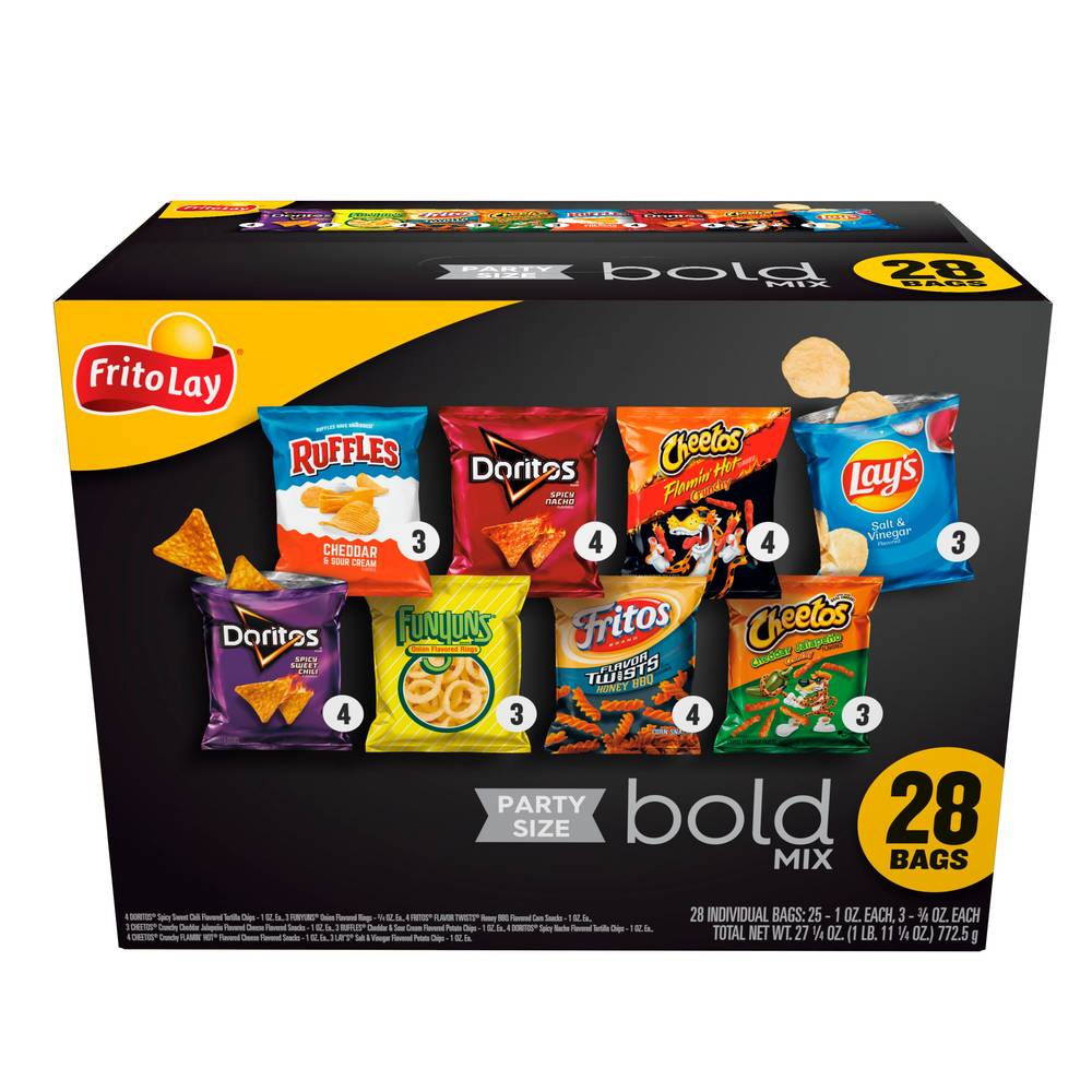 Frito-Lay Snacks Bold Mix Chips Variety pack (28 ct)