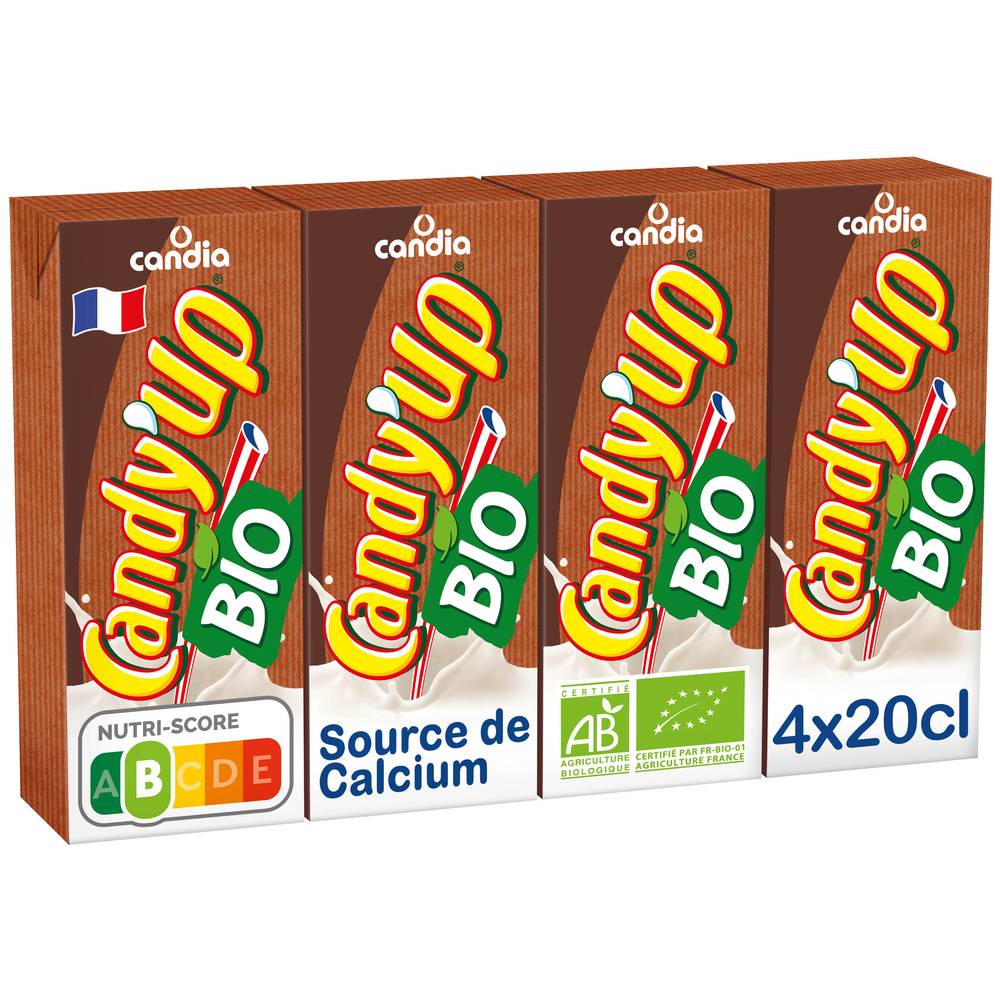 Candy'Up - Boisson lactée au chocolat bio (4 x 200ml)