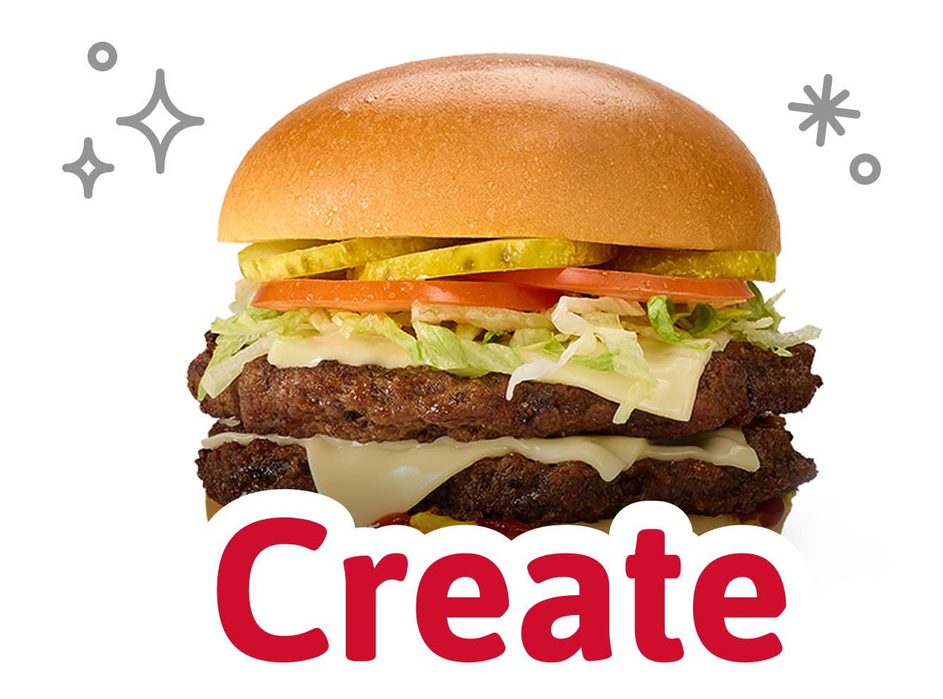 Create Your Own Double Burger