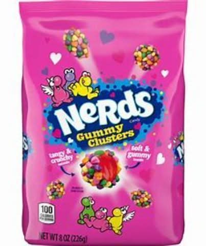 Nerds Gummy Clusters Candy, Rainbow (8 oz)
