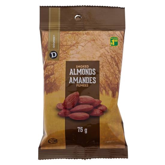 D Gourmet Smoked Almonds In Bag (75 g)