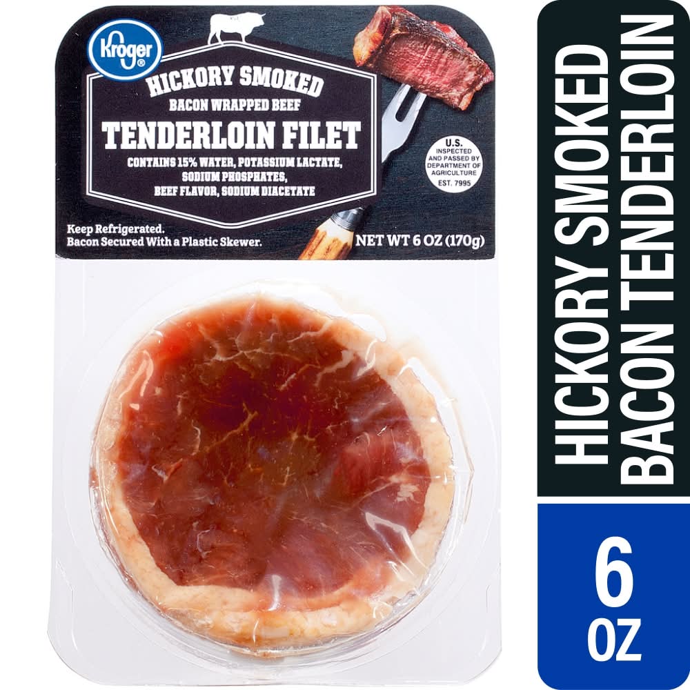Kroger® Hickory Smoked Bacon Wrapped Tenderloin Filet