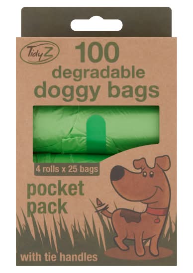 TidyZ Degradable Doggy Bags (4 pack)