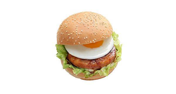 醬燒雞腿蛋堡 Soy Sauce Chicken Chop Burger with Egg
