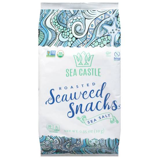 Sea Castle Sea Salt Roasted Seaweed Snacks