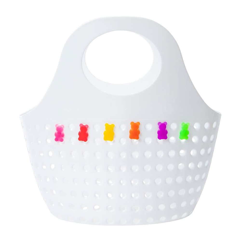 Easter Basket With Charms White