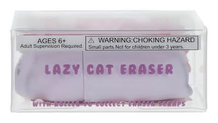 Lazy Animal Eraser Cat