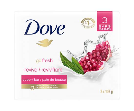 Dove Pomegranate and Lemon Verbena Beauty Bar Revive (3 units)