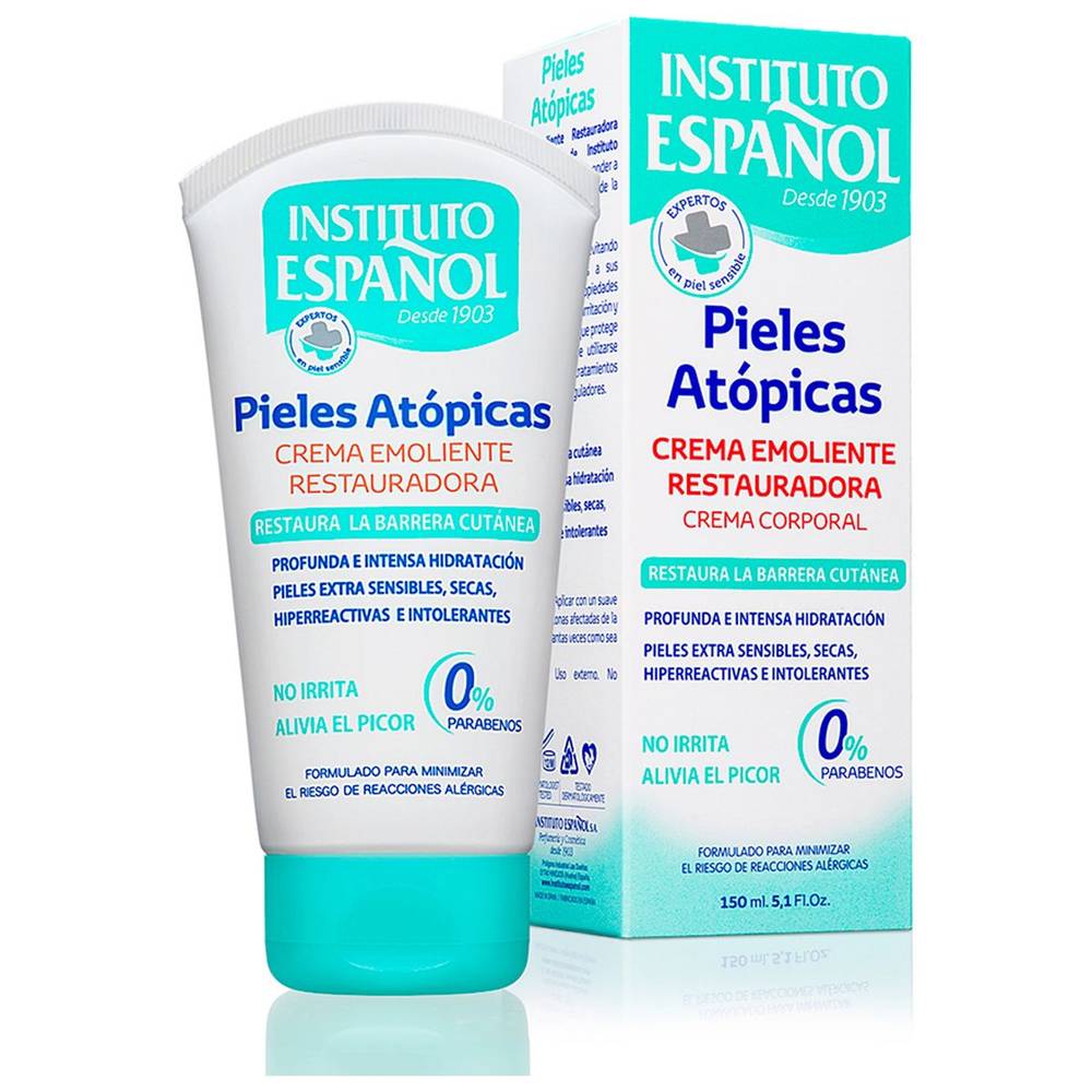 Crema pieles atópicas INSTITUTO ESPAÑOL restauradora 150 ml