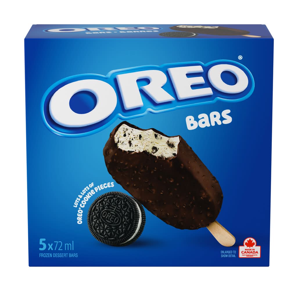 Oreo Frozen Dessert Bars (72 ml, 5 ct)