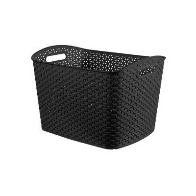 Brightroom Decorative Storage Basket, Black