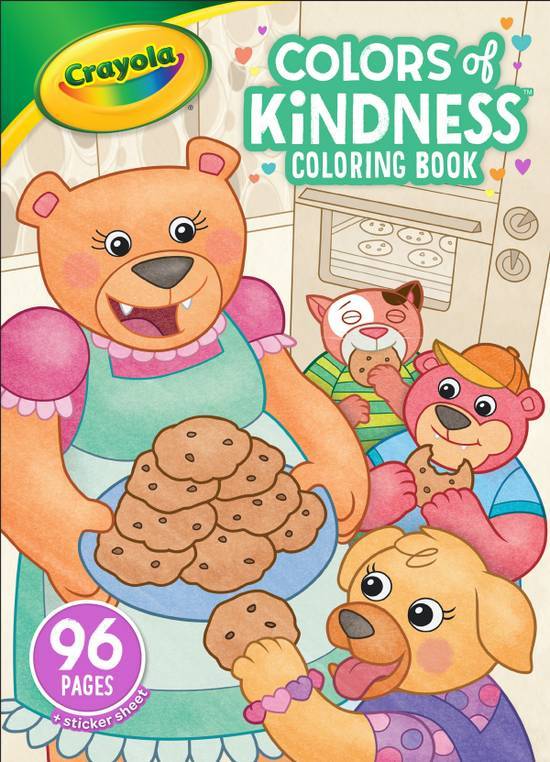 Crayola Coloring Book, Colors Of Kindness, Gift For Kids, 96 Pages