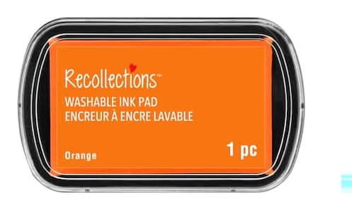 Recollections Washable Ink Pad, 2" x 3" , Orange