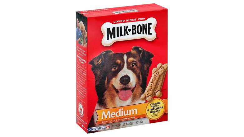 Milk-Bone Original Dog Biscuits - for Medium-sized Dogs, 24-Ounce 2 Pack