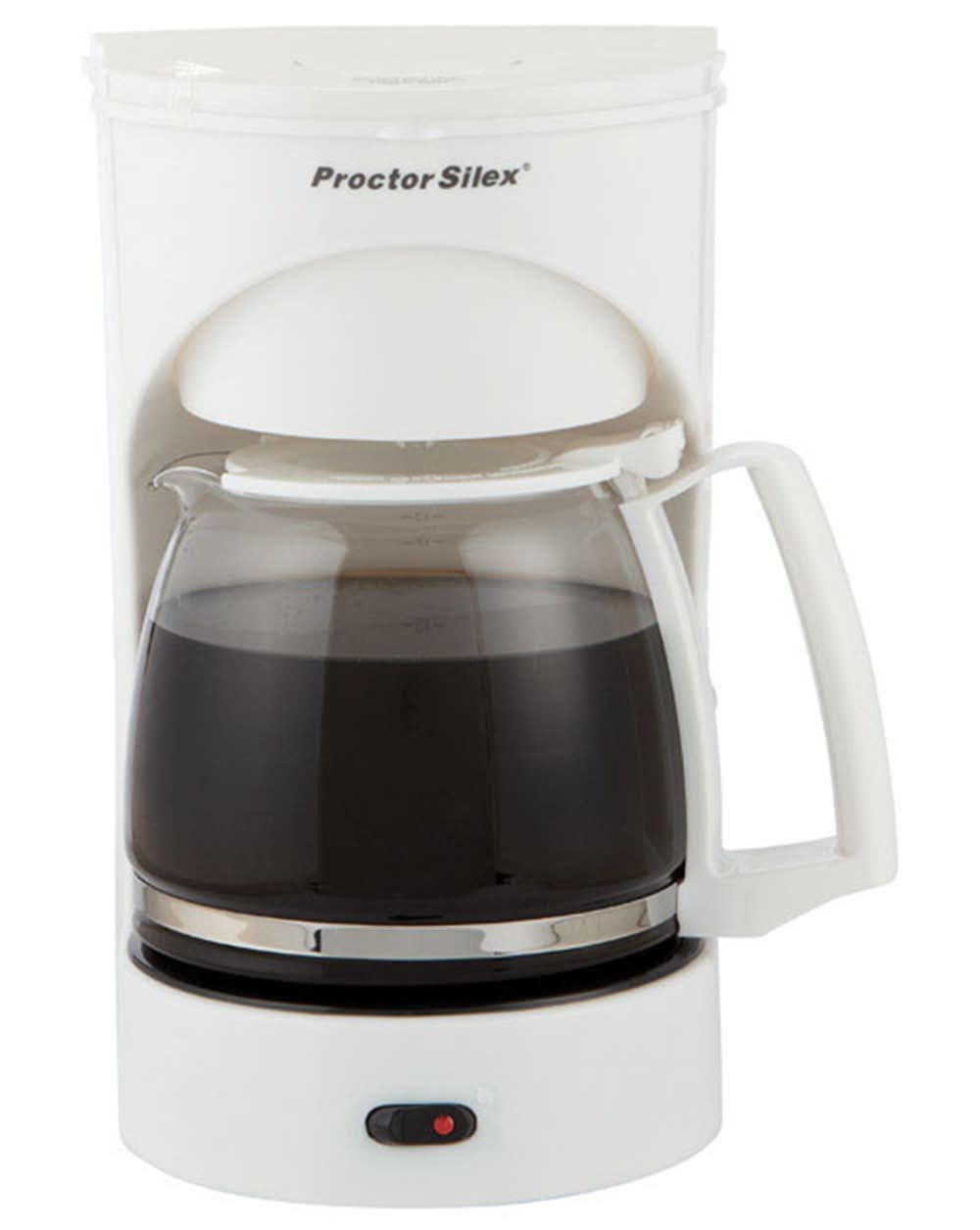 Proctor Silex 12 Cups White Coffee Maker
