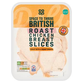 Co-op Ready to Eat Sliced Chicken Breast 170g