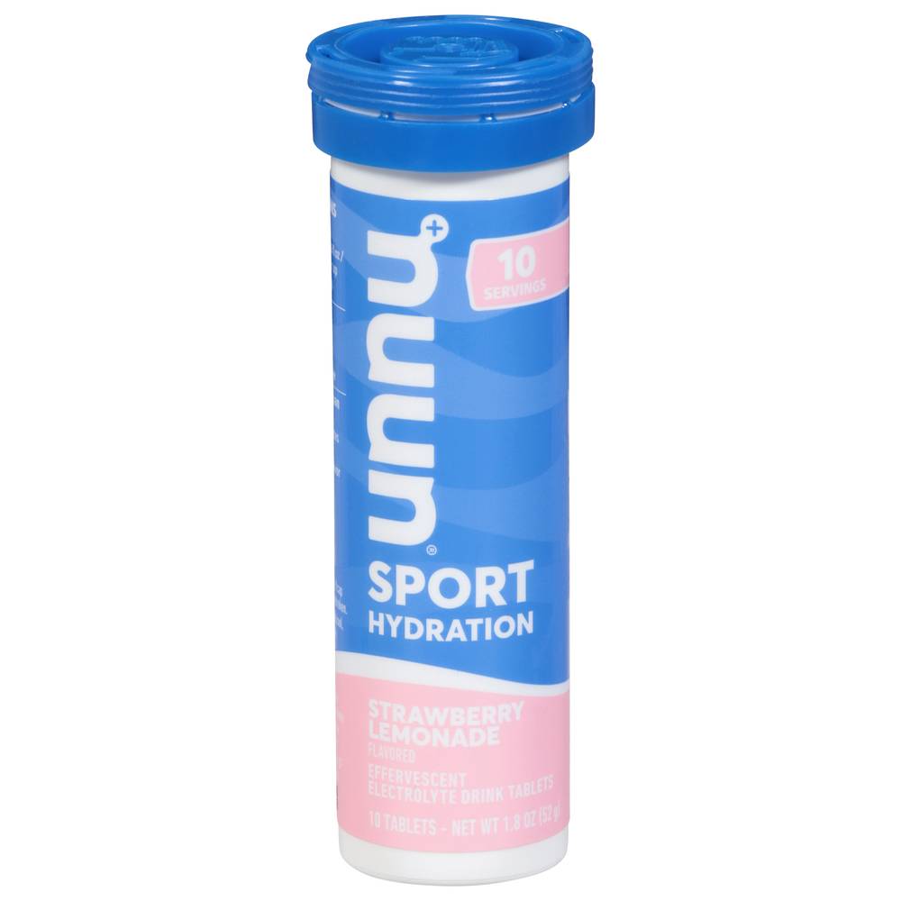 Nuun Sport Hydration Tablets, Strawberry-Lemonade (55 g, 10 ct)