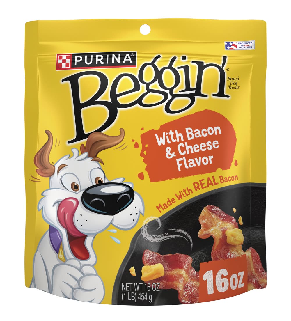 Purina Beggin' Strips With Real Meat Bacon and Cheese Dog Training Treats (16 oz)