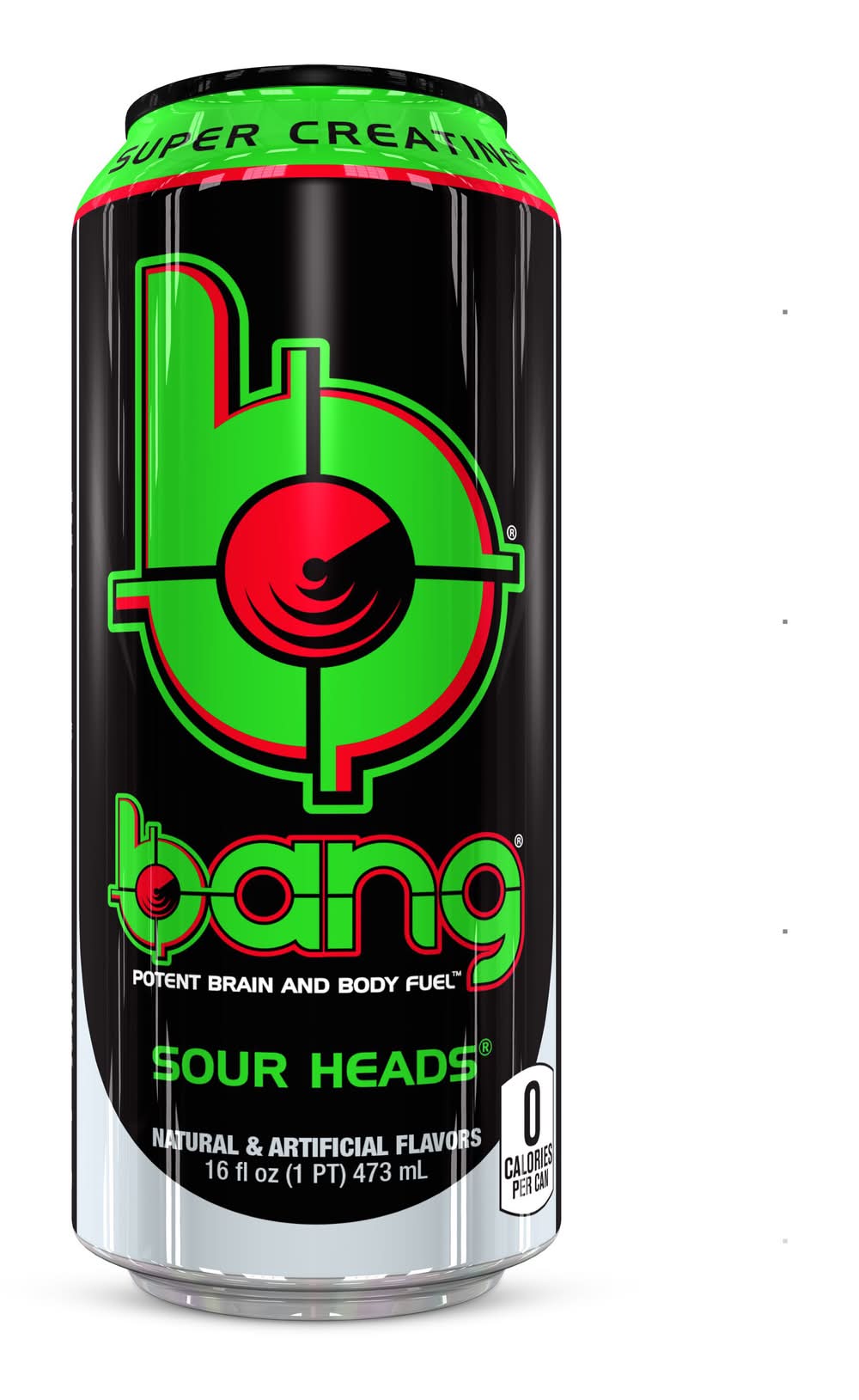 Bang Sour Heads Super Creatine Energy Drink (16 fl oz)
