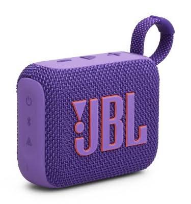 JBL Go Portable Bluetooth Waterproof Speaker, Purple (0.3 lbs)