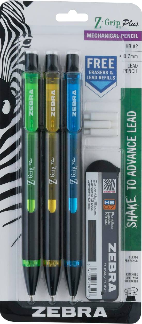 Zebra Z-Grip Plus 0.7 mm Mechanical Pencil (3 ct), Delivery Near You