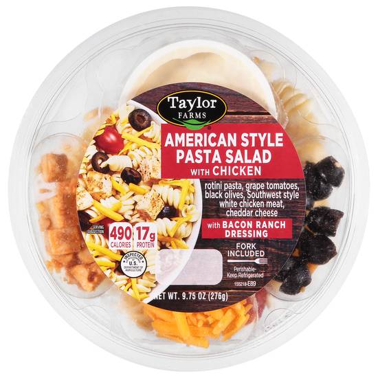 Taylor Farms American Style Pasta Salad With Chicken