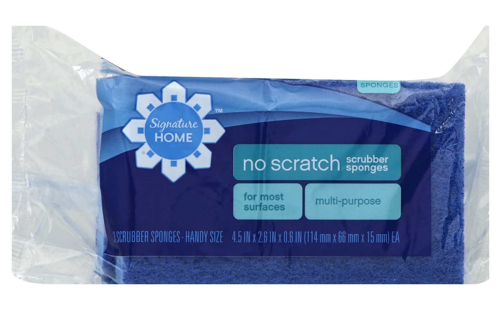Signature Select Scrubber Sponges (1.1 oz, 2 ct)