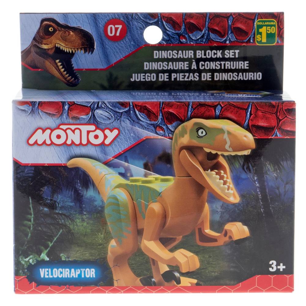 Montoy Dinosaur Building Block Set Age 3+