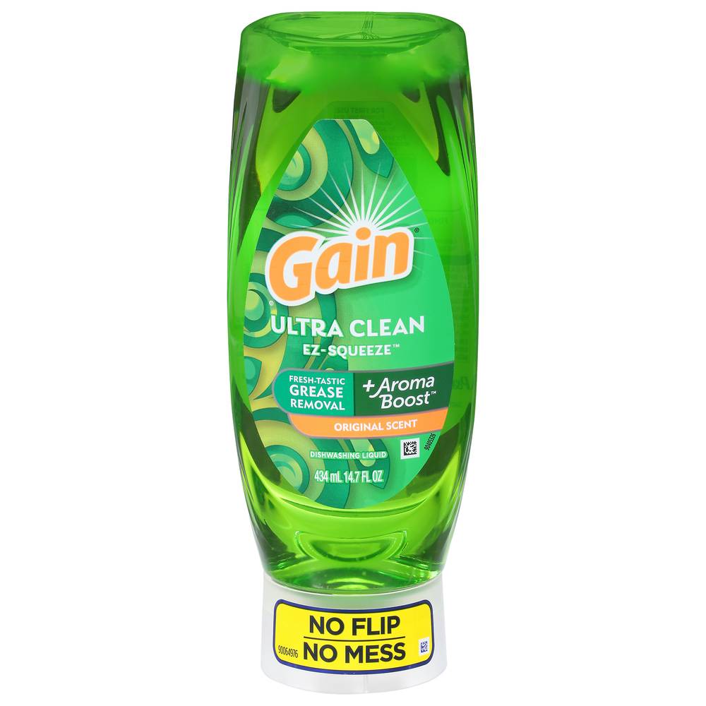 Gain Ez-Squeeze Dishwashing Liquid Dish Soap (14.7 fl oz)