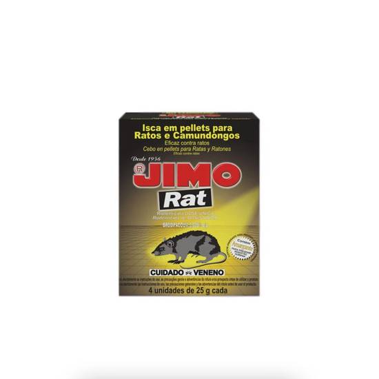 Jimo raticida granulado rat (4x25g)